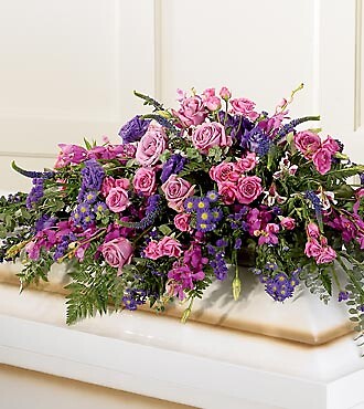 Blanket of Flowers Casket Spray